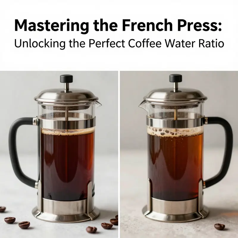 Understanding the fundamentals of the French press coffee water ratio.