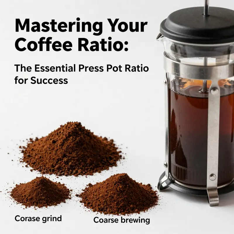A barista demonstrates optimal brewing techniques for press pot coffee.