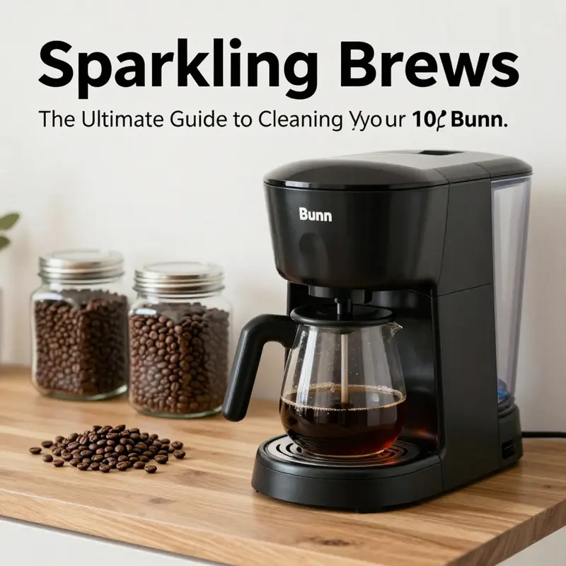 Essential supplies for cleaning your Bunn NHBX-B coffee maker.