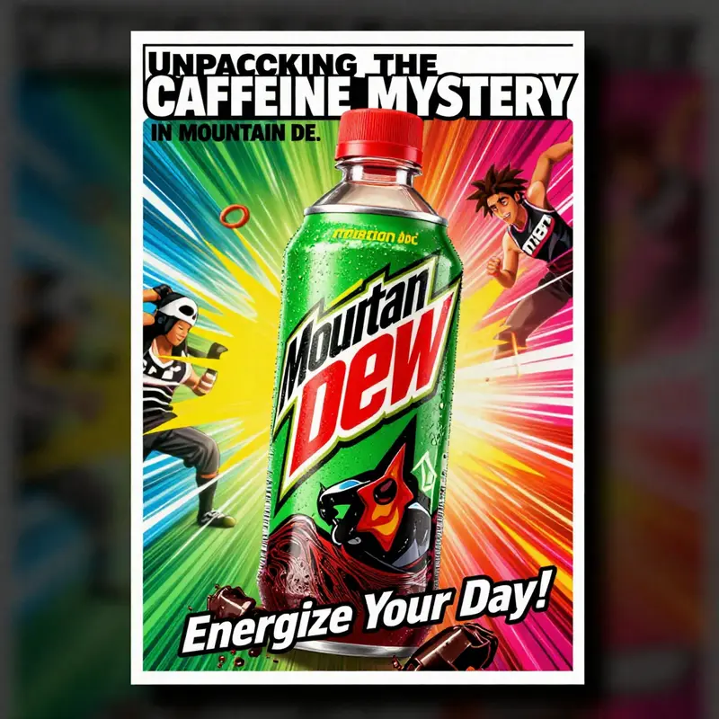 A detailed look at the caffeine content of Mountain Dew.