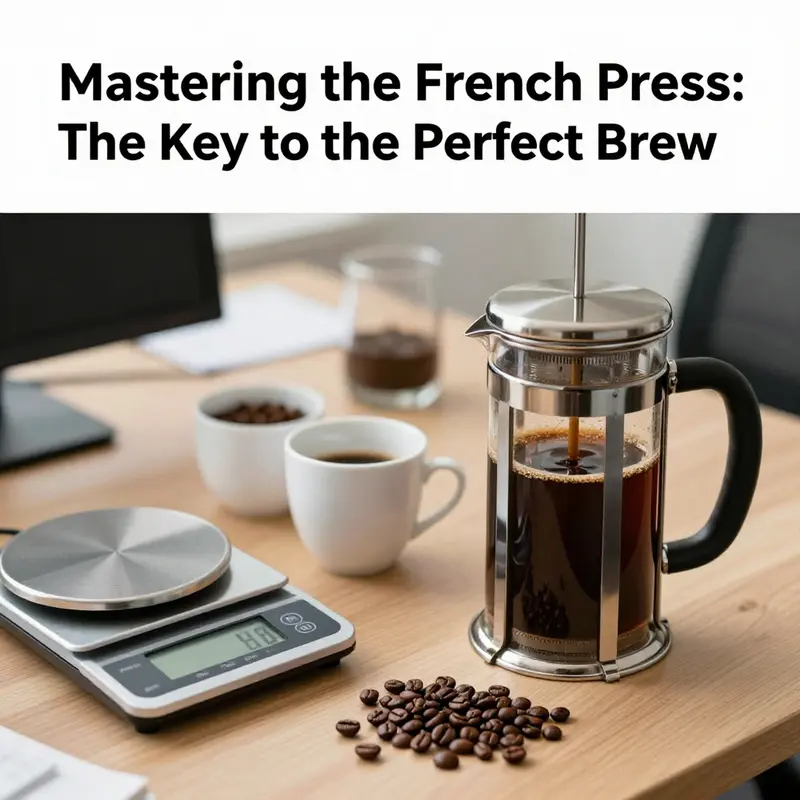 Understanding the ideal coffee-to-water ratio for French press brewing.