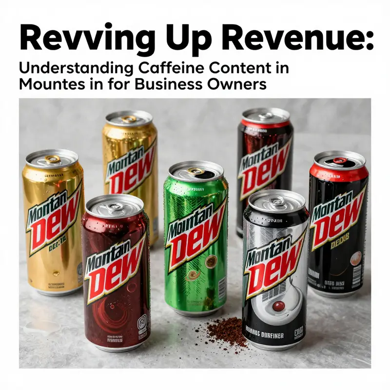 A selection of Mountain Dew cans alongside energy drinks, showcasing vibrant colors and branding.