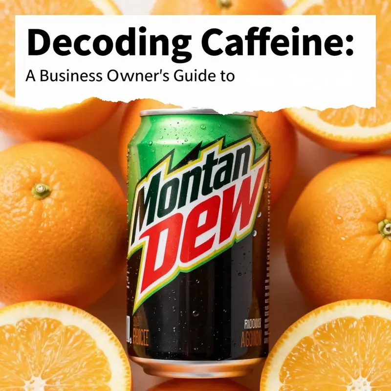 Mountain Dew logo with a background of colorful citrus fruits, representing energy and refreshment.