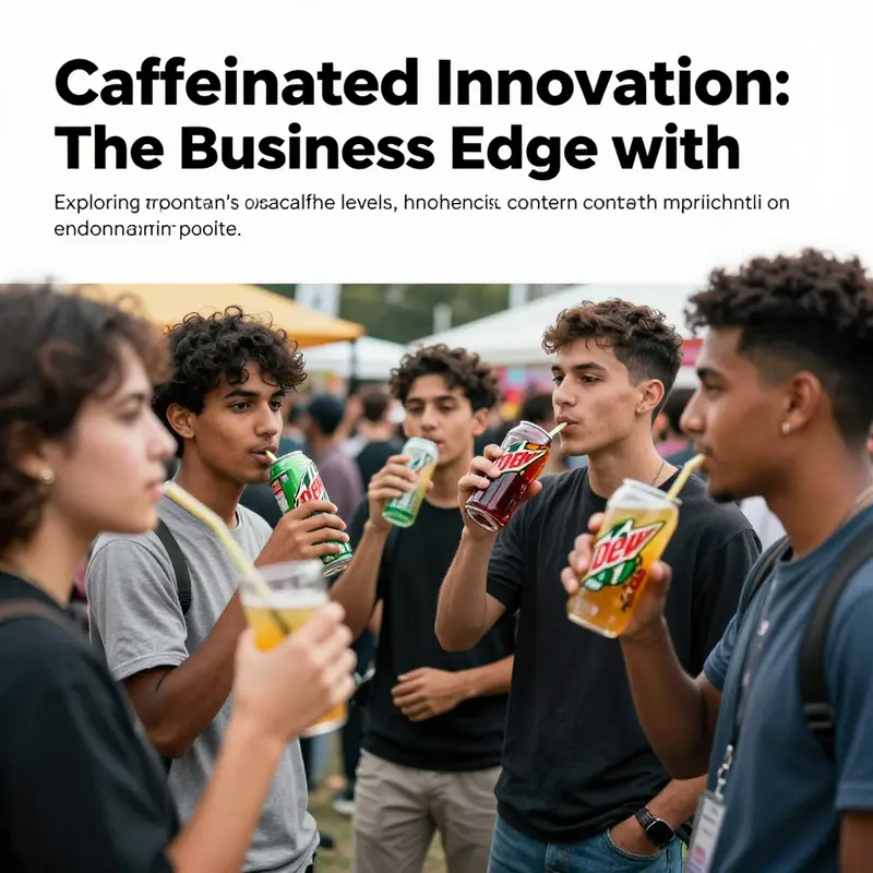 A group of young people enjoying Mountain Dew drinks at an outdoor event, illustrating the beverage's social appeal.