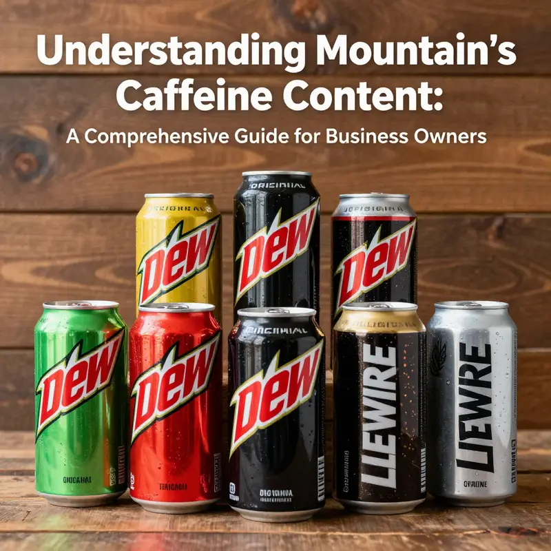 Original Mountain Dew can highlighting its caffeine content.