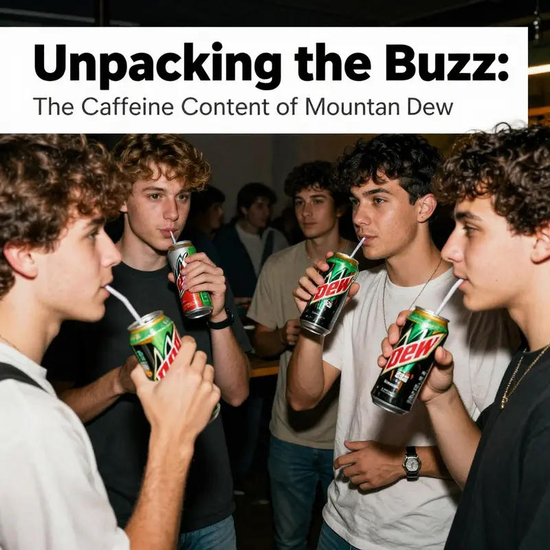 In-depth analysis of caffeine content in Mountain Dew.
