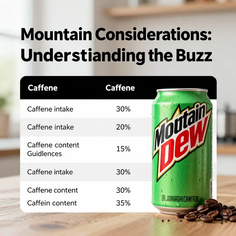 Exploring the caffeine content in Mountain Dew reveals its significance in attracting consumers.