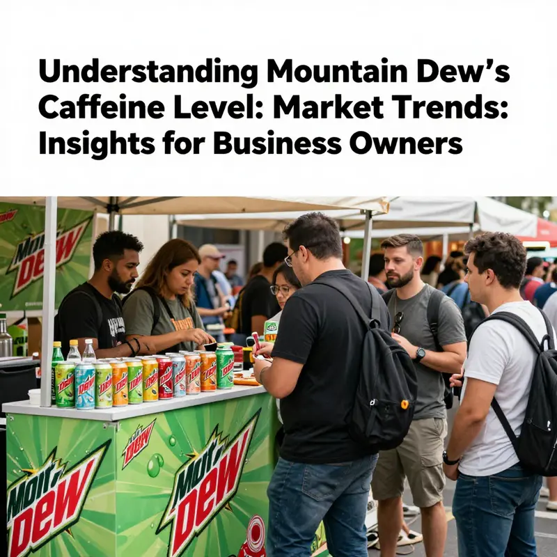 A detailed comparison of caffeine levels across various Mountain Dew variants.