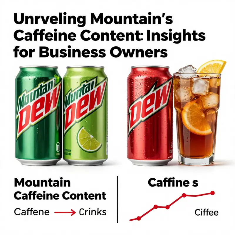 Standard Mountain Dew can showcasing caffeine content.