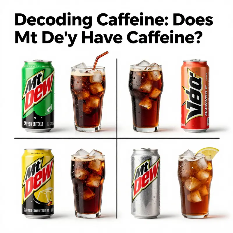 A clear view of the caffeine content in Mountain Dew, emphasizing its significance for businesses.
