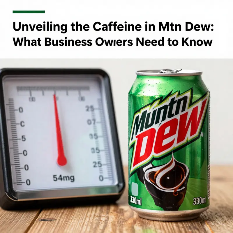 Understanding the caffeine content measurements in Mountain Dew.