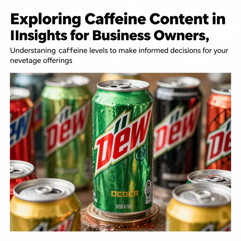 A colorful display of soft drink cans with Mountain Dew in the center, representing the beverage industry's vibrancy.