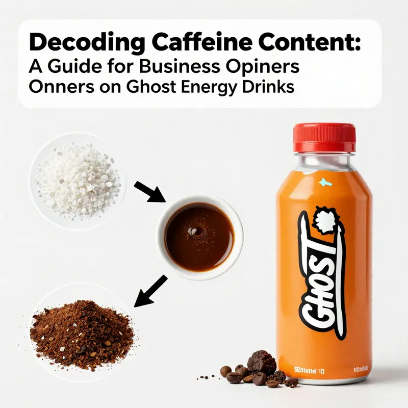 Understanding the caffeine content in GHOST Energy Drinks through graphical representation.