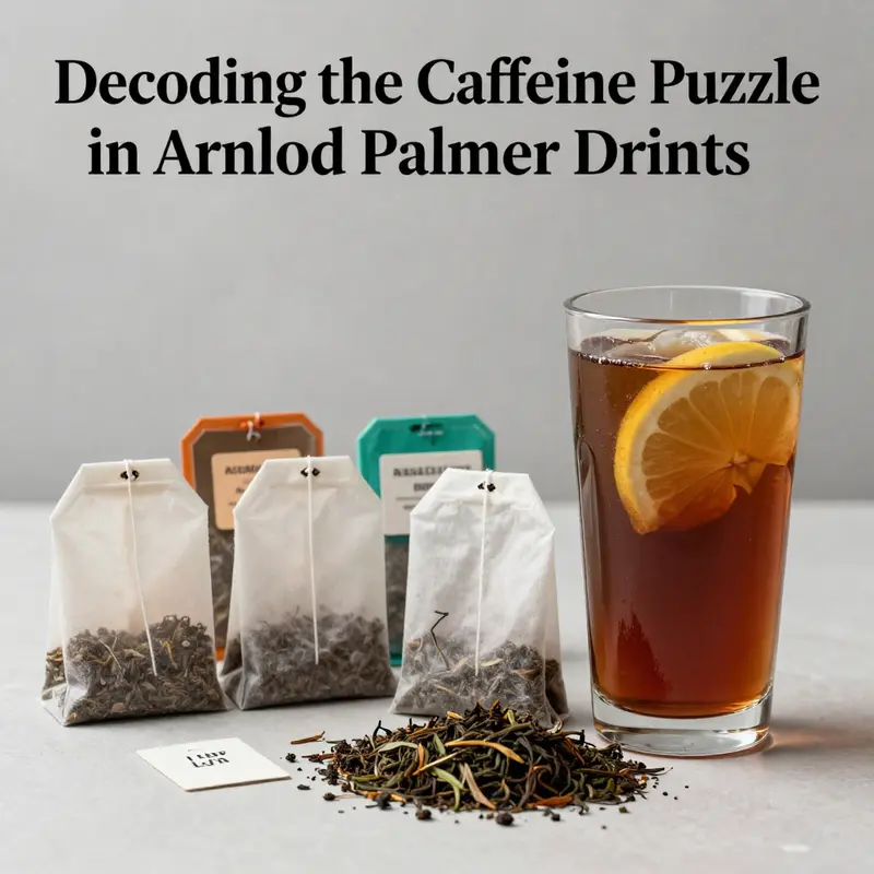 An inviting Arnold Palmer drink highlighting its unique blend of tea and lemonade, illustrating the topic of caffeine levels.