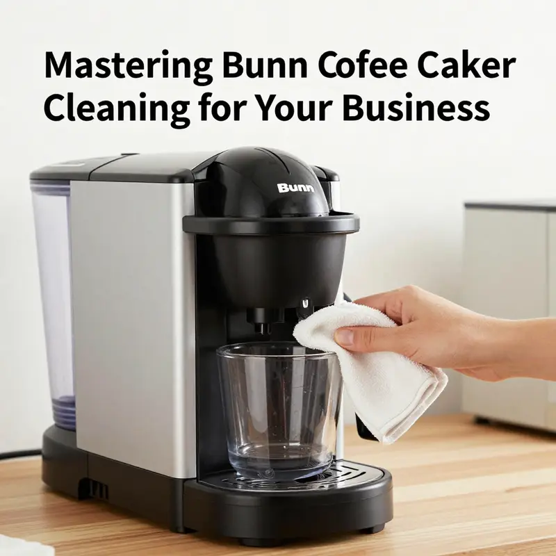 Routine cleaning steps ensure your Bunn coffee maker remains hygienic and operates effectively.