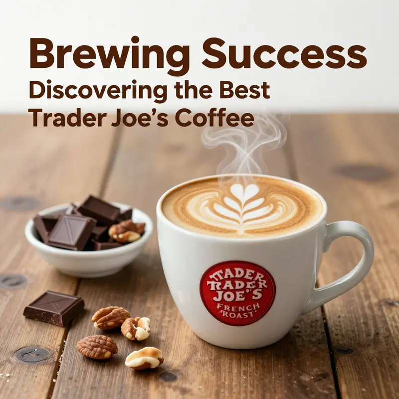 Freshly roasted Trader Joe’s Organic Sumatra Coffee beans ready for brewing.