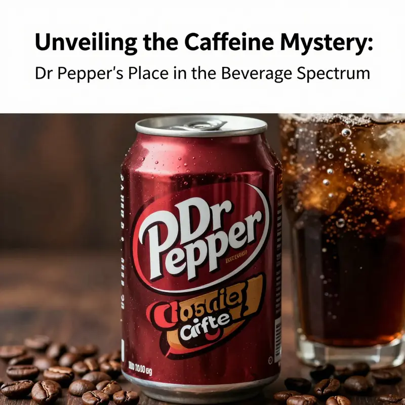 The caffeine content label on Dr Pepper illustrates its 63 milligrams of caffeine per 12 ounces.
