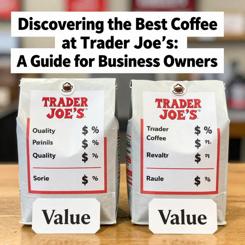 A selection of the best coffee offerings from Trader Joe’s, highlighting their unique packaging and freshness.