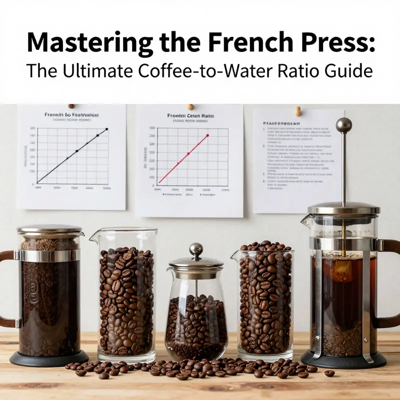 Precision and balance in brewing French press coffee.