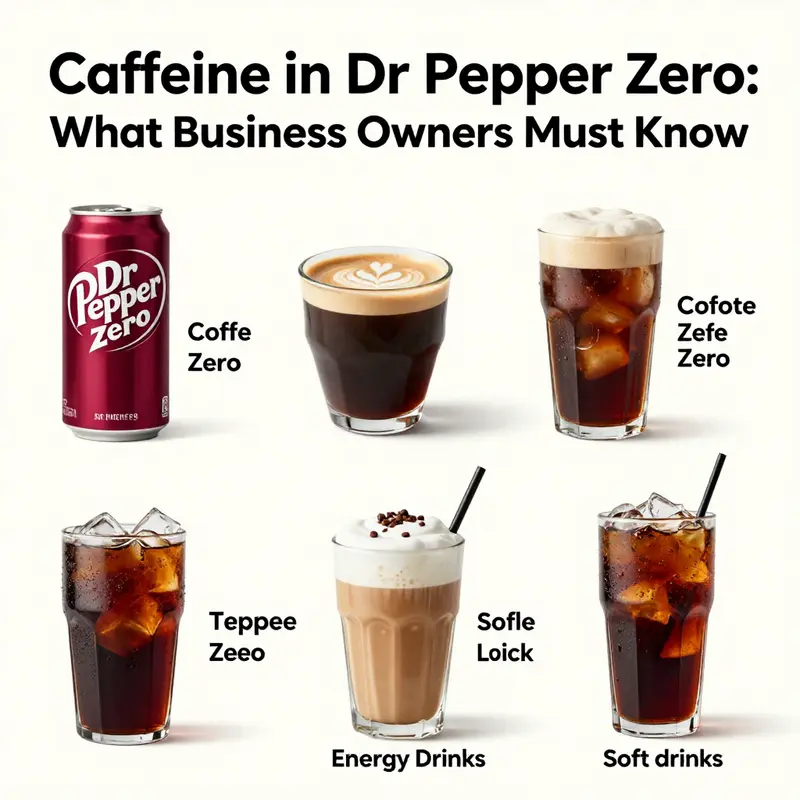 Detailed look at the caffeine content in Dr Pepper Zero, highlighting important nutritional information.