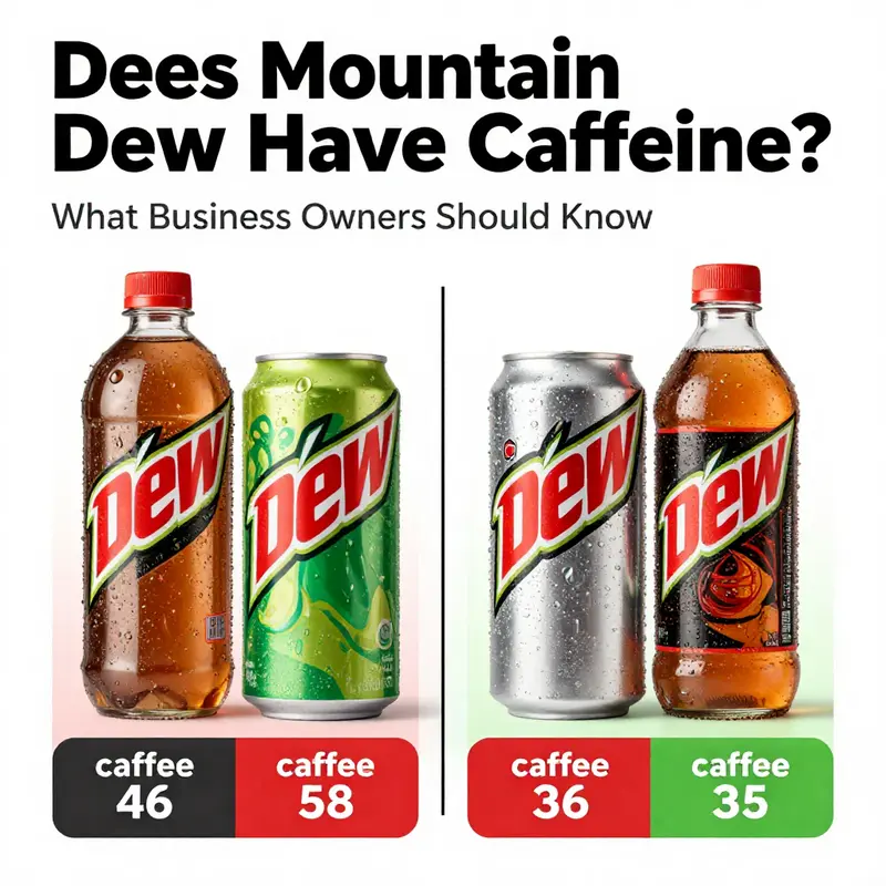 Mountain Dew’s high caffeine content is an important factor for consumers and businesses.