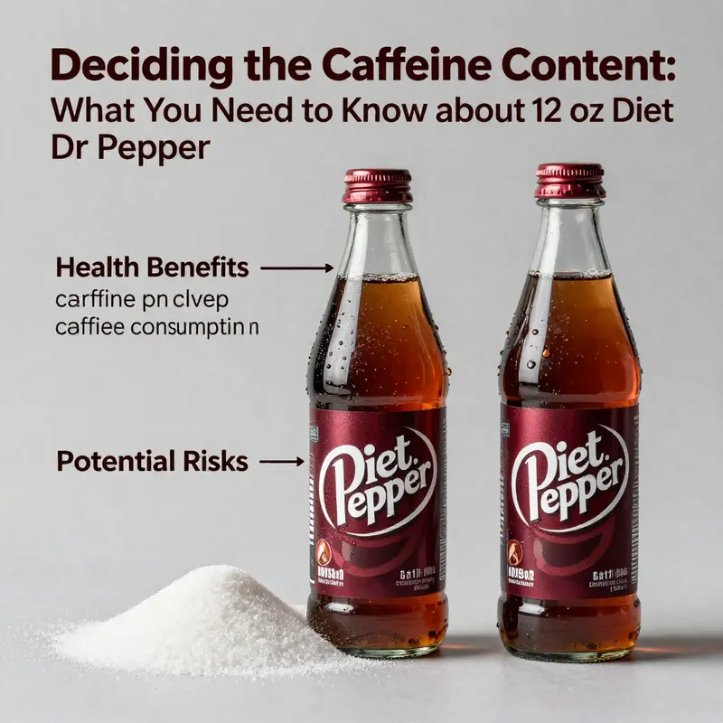 An analytical look at the caffeine content in a can of Diet Dr Pepper.