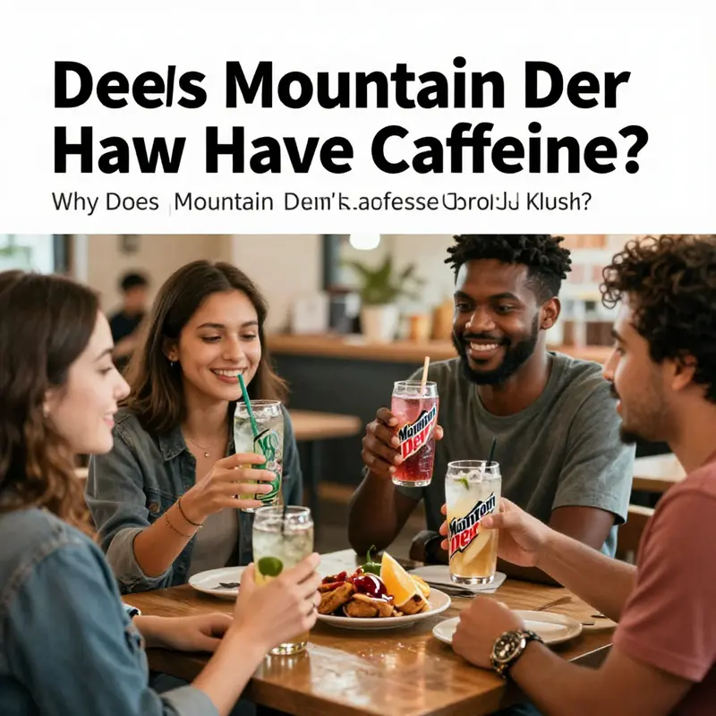 Mountain Dew’s high caffeine content is an important factor for consumers and businesses.