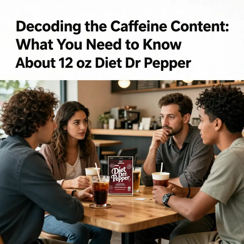 An analytical look at the caffeine content in a can of Diet Dr Pepper.