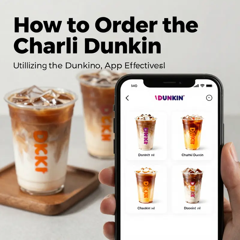 A diagram mapping out Dunkin’s past promotions including the Charli Dunkin, emphasizing limited-time offers.