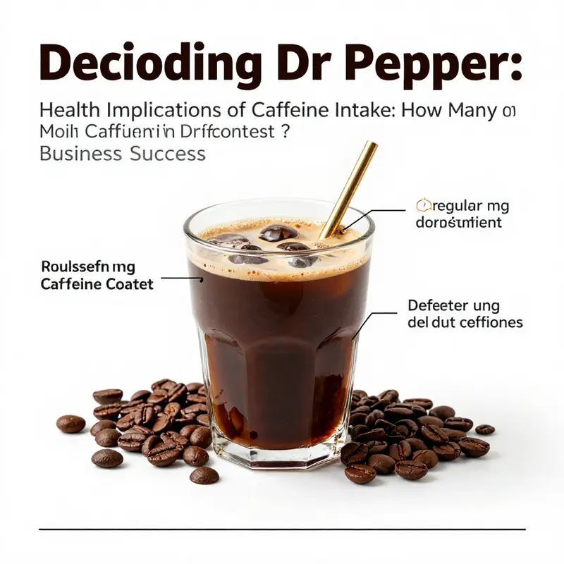 A highlight of Dr Pepper’s caffeine content stands prominently on its classic can design.