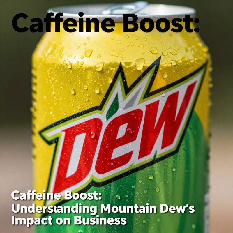 The iconic can of Mountain Dew displaying its caffeine content.