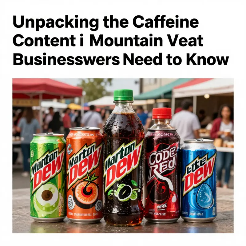 An array of Mountain Dew beverages displayed outdoors, illustrating their market vibrancy and energy.