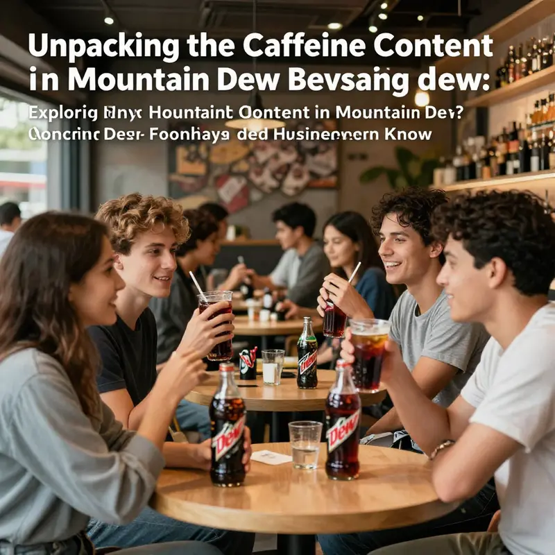 Exploring the caffeine content in both Original and Diet Mountain Dew.