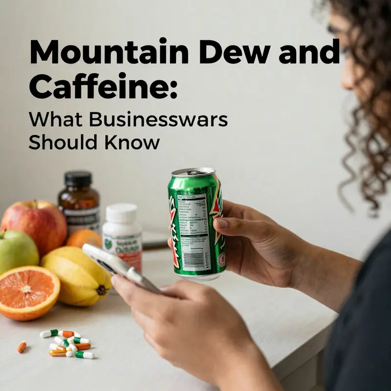Understanding the basic caffeine content in Mountain Dew can help businesses cater to customer preferences.