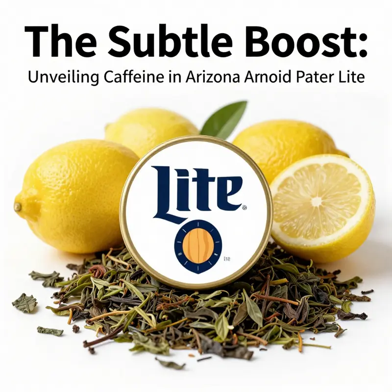 Arizona Arnold Palmer Lite showcases its distinct iced tea and lemonade blend, providing a refreshingly low-caffeine beverage option.
