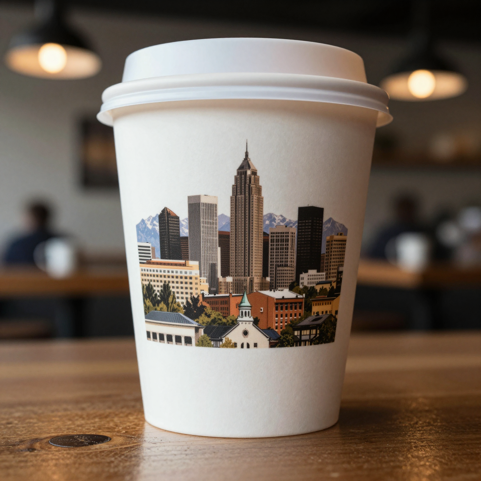 Coffee cup with Boise elements