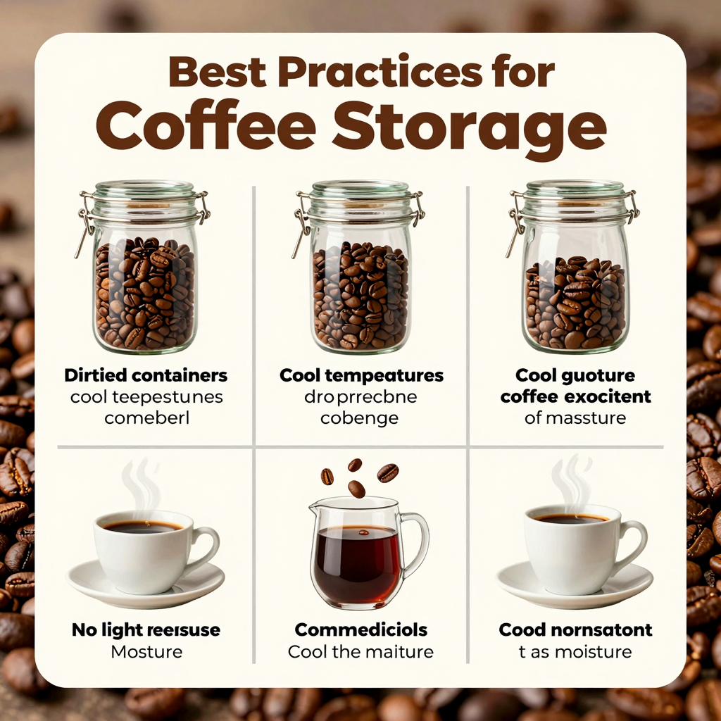 Infographic on Coffee Storage Best Practices