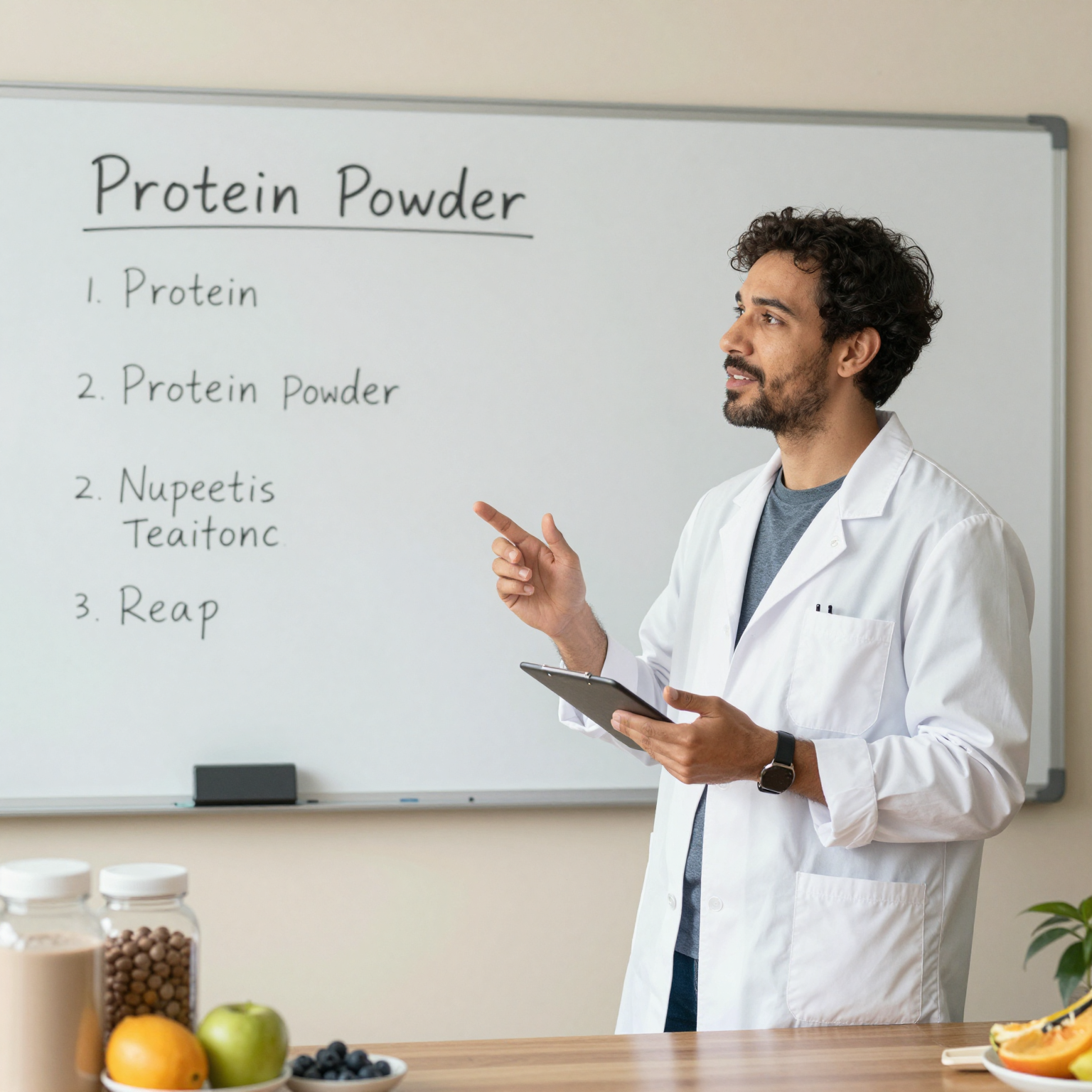 Nutrition Expert Discussing Protein Benefits