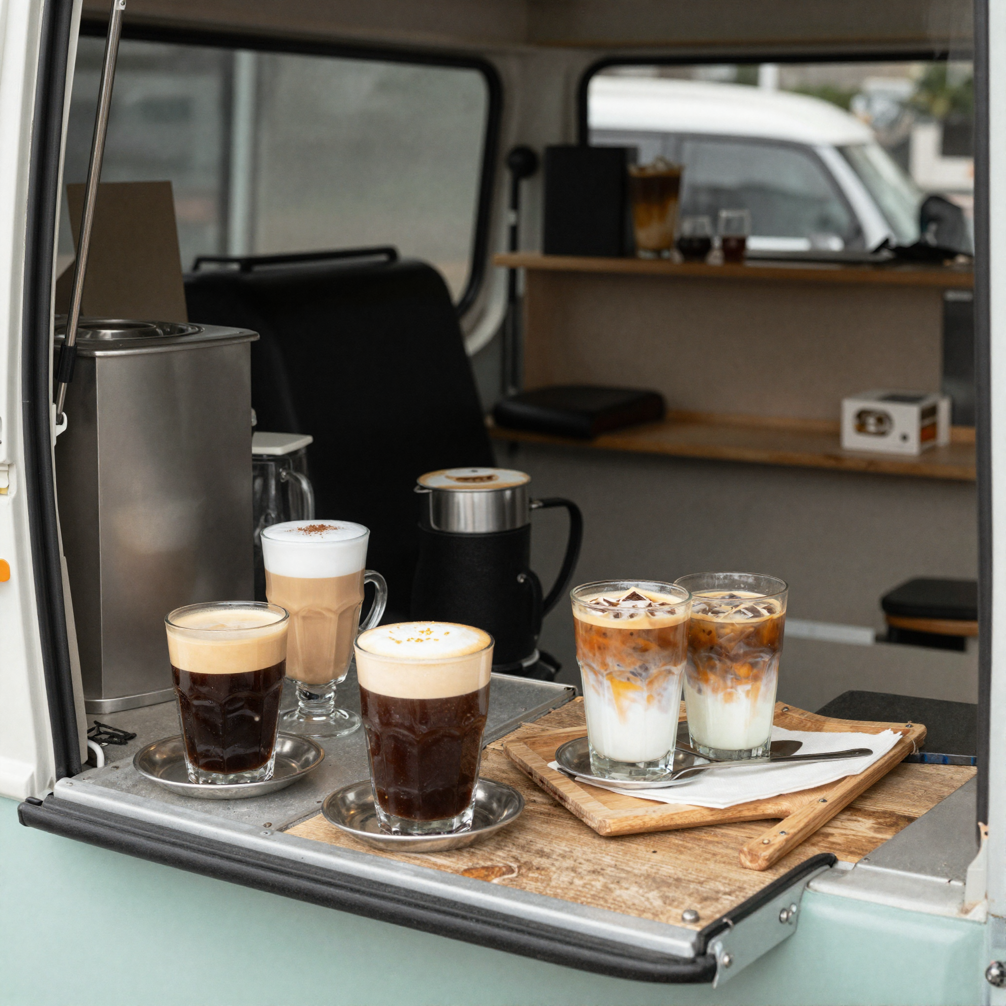 Variety of Coffee Drinks