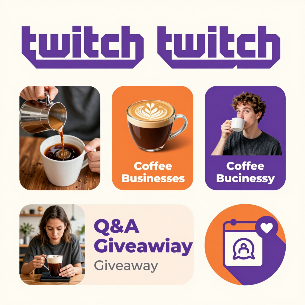 Marketing strategies on Twitch for coffee businesses