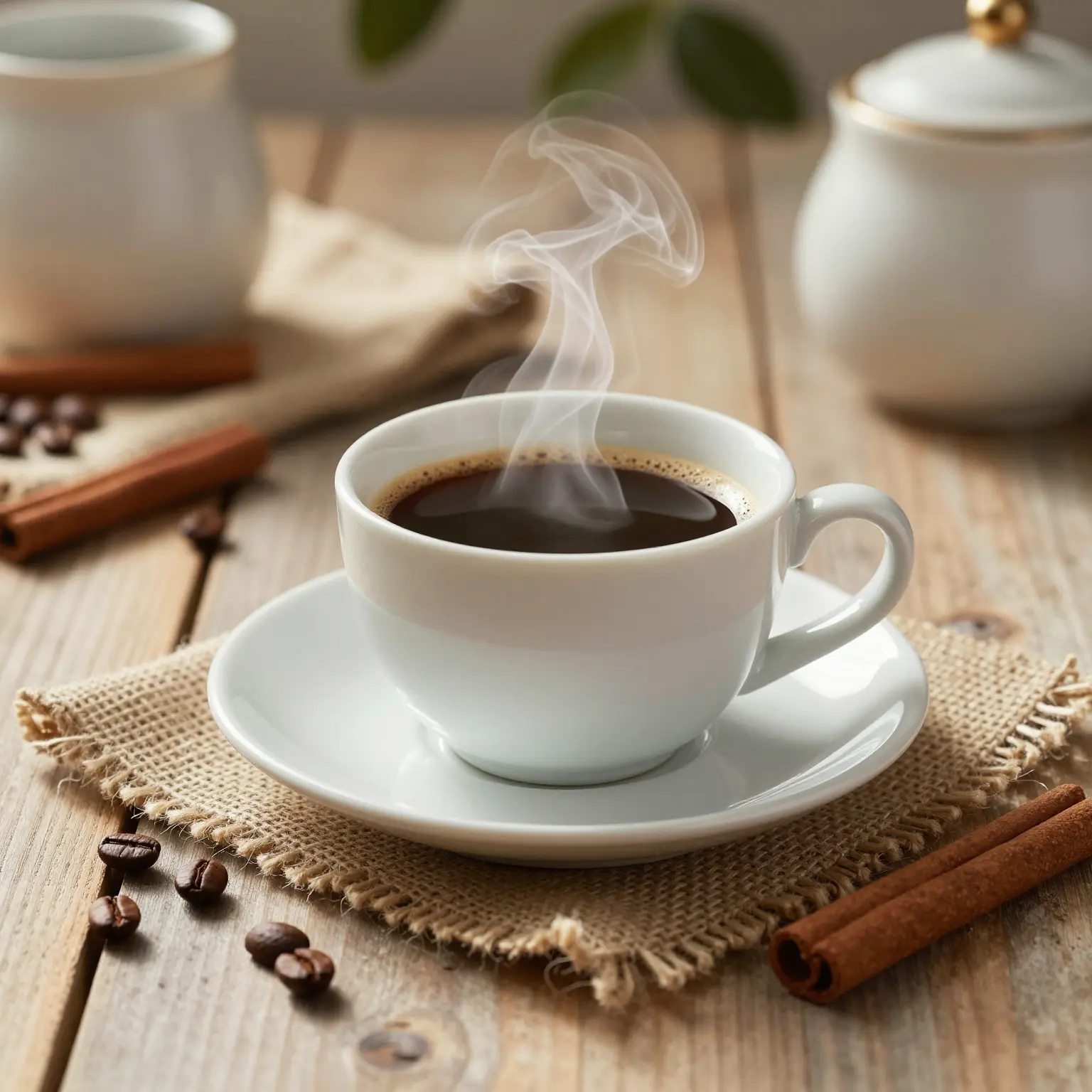 Coffee Still Life in Natural Lighting