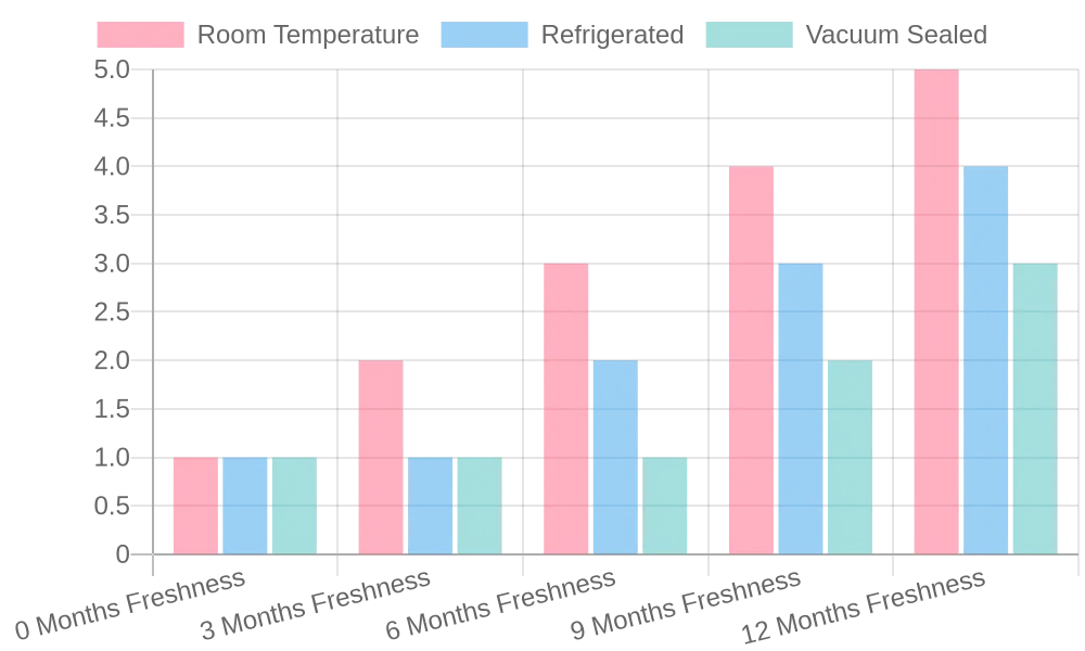 Coffee Freshness Decline Chart